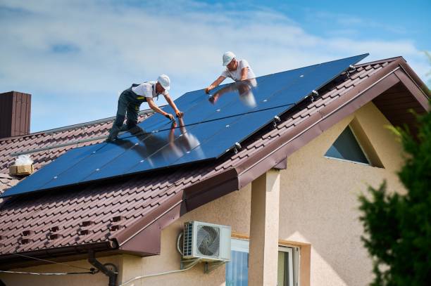 Installation des panneaux solaires