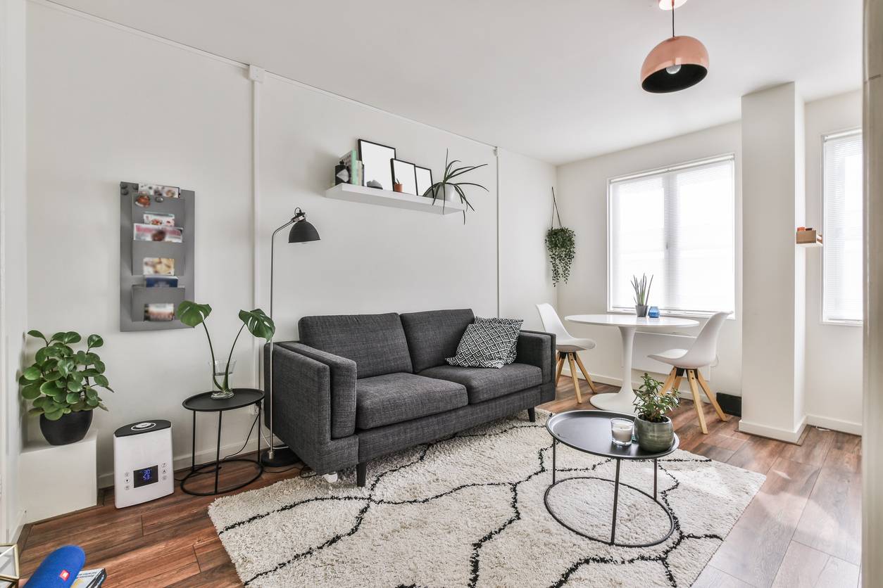 Canapé droit pour appartement